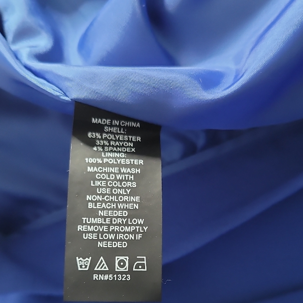 Vince Camuto Royal Blue Pencil Skirt - Picture 3 of 6